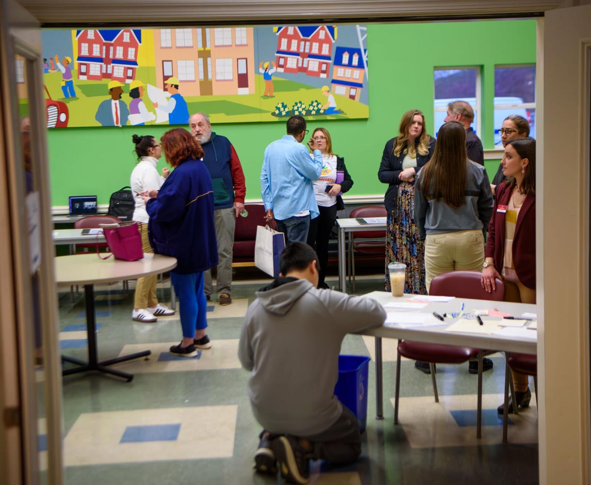Officials and community members attend a meeting Tuesday night to collect feedback and information on future plans for Frederick’s Westside Regional Park.